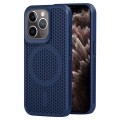 For iPhone 11 Pro Max MagSafe Magnetic Heat Dissipation Phone Case(Dark Blue)