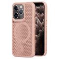 For iPhone 11 Pro Max MagSafe Magnetic Heat Dissipation Phone Case(Pink)
