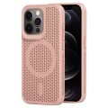 For iPhone 12 Pro MagSafe Magnetic Heat Dissipation Phone Case(Pink)