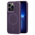 For iPhone 13 Pro MagSafe Magnetic Heat Dissipation Phone Case(Dark Purple)