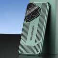 For Huawei Pura 70 Ice Sense Heat Dissipation Electroplating Frosted Phone Case(Light Green)