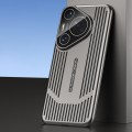 For Huawei Pura 70 Ice Sense Heat Dissipation Electroplating Frosted Phone Case(Grey)