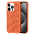 For iPhone 15 Pro Max Heat Dissipation Phone Case(Orange)