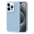 For iPhone 15 Pro Heat Dissipation Phone Case(Sky Blue)