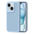 For iPhone 15 Plus Heat Dissipation Phone Case(Sky Blue)