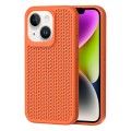 For iPhone 14 Plus Heat Dissipation Phone Case(Orange)