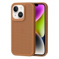 For iPhone 14 Heat Dissipation Phone Case(Brown)