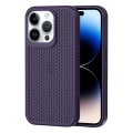For iPhone 14 Pro Heat Dissipation Phone Case(Dark Purple)