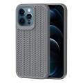 For iPhone 12 Pro Max Heat Dissipation Phone Case(Grey)