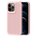 For iPhone 12 Pro Heat Dissipation Phone Case(Pink)