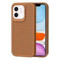 For iPhone 11 Heat Dissipation Phone Case(Brown)