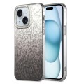 For iPhone 15 Plus Dynamic Colorful Rhombus Diamond Series PC + TPU Phone Case(Black)