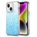 For iPhone 14 Plus Dynamic Colorful Rhombus Diamond Series PC + TPU Phone Case(Blue)