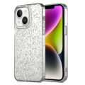 For iPhone 14 Plus Dynamic Colorful Rhombus Diamond Series PC + TPU Phone Case(White)