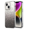 For iPhone 14 Dynamic Colorful Rhombus Diamond Series PC + TPU Phone Case(Black)