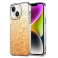 For iPhone 14 Dynamic Colorful Rhombus Diamond Series PC + TPU Phone Case(Gold)