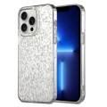 For iPhone 13 Pro Dynamic Colorful Rhombus Diamond Series PC + TPU Phone Case(White)
