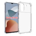 For ZTE Blade A54 Shockproof Non-slip Thickening TPU Phone Case(Transparent)