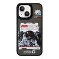 For iPhone 15 Skin Feel Matte TPU+PC Shockproof Phone Case(Space Astronaut)