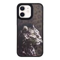 For iPhone 11 Skin Feel Matte TPU+PC Shockproof Phone Case(Leopard)