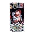 For iPhone 15 Plus Precise Hole Glossy PC Phone Case(Magazines)