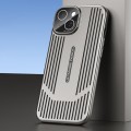 For iPhone 15 Ice Sense Heat Dissipation Electroplating Frosted Phone Case(Grey)