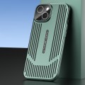 For iPhone 14 Ice Sense Heat Dissipation Electroplating Frosted Phone Case(Light Green)