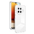 For Tecno Spark 20 Pro+ 3 in 1 Clear TPU Color PC Frame Phone Case(White)