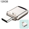 EAGET 128G USB 3.1 + Type-C / USB-C  Interface Metal Twister Flash U Disk, with Micro USB OTG Adapte
