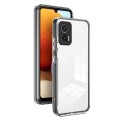 For Motorola Moto Edge 30 Neo 3 in 1 Clear TPU Color PC Frame Phone Case(Black)
