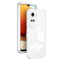 For Honor 90 Lite 3 in 1 Clear TPU Color PC Frame Phone Case(White)