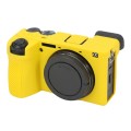 For Sony ILCE-6700 / A6700 Glossy Soft Silicone Protective Case(Yellow)