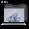 For Microsoft Surface Laptop 6 15 25pcs 9H 0.3mm Explosion-proof Tempered Glass Film