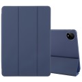 For Huawei MatePad Pro 11 2022/2024 Tri-fold Silicone Leather Tablet Case(Dark Blue)