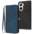 For ZTE Libero 5G IV Side Buckle Double Fold Hand Strap Leather Phone Case(Royal)