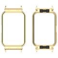 For Samsung Galaxy Fit 3 18mm Metal Frame Watch Protective Case(Gold)