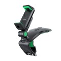 Car Dashboard Anti-slip Buckle Type Phone Holder with number plate(Black Green)