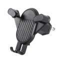 Car Air Outlet Gravity Clamp Arm Mobile Phone Holder(Black)