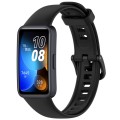 For Huawei Band 9 / 9 NFC Solid Color Colorful Buckle Silicone Watch Band(Black)