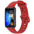 For Huawei Band 9 / 9 NFC Solid Color Colorful Buckle Silicone Watch Band(Red)