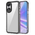 For OPPO A58 5G Global/A78 Global Transparent Acrylic + TPU Shockproof Phone Case(Transparent Black)