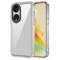 For OPPO Reno8 T 5G/A1 Pro Transparent Acrylic + TPU Shockproof Phone Case(Transparent)