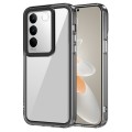 For vivo V27/V27 Pro Transparent Acrylic + TPU Shockproof Phone Case(Transparent Black)