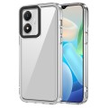For vivo Y02s/Y16/Y56/T2x 5G India Transparent Acrylic + TPU Shockproof Phone Case(Transparent)