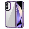 For Realme 10 Pro 5G Transparent Acrylic + TPU Shockproof Phone Case(Transparent Purple)
