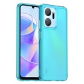 For Honor X7a Candy Series TPU Phone Case(Transparent Blue)