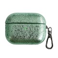 For AirPods 3 Burst Leather Texture Bluetooth Earphone Protective Case(Green)