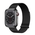 For Apple Watch SE 2023 44mm ZGA Milanese Magnetic Metal Watch Band(Black)