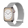 For Apple Watch Ultra 2 49mm ZGA Milanese Magnetic Metal Watch Band(Silver)