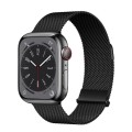For Apple Watch SE 2022 44mm ZGA Milanese Magnetic Metal Watch Band(Black)